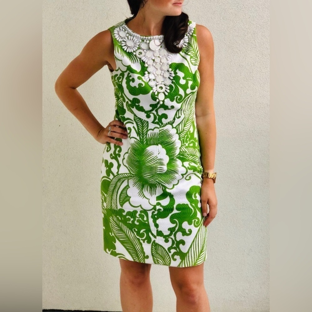 Milly Beaded Floral Dress